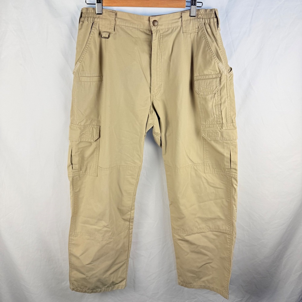 5.11 Tactical Khaki Pants Pro Ripstop Cargo Carpenter 34x30 Utility Gorpcore